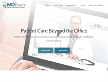 Tablet Screenshot of mdexam.com